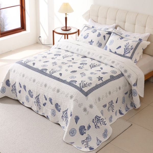 Evenhug100 Cotton Lightweight Queen Quilt Set Wayfair